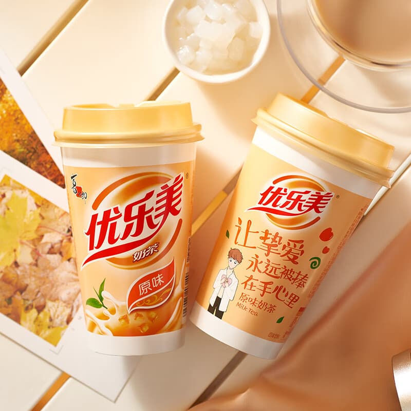 优乐美【口味任选 拍7杯更划算】经典杯装奶茶 多口味任选秋冬季暖饮 【原味椰果奶茶】*1杯