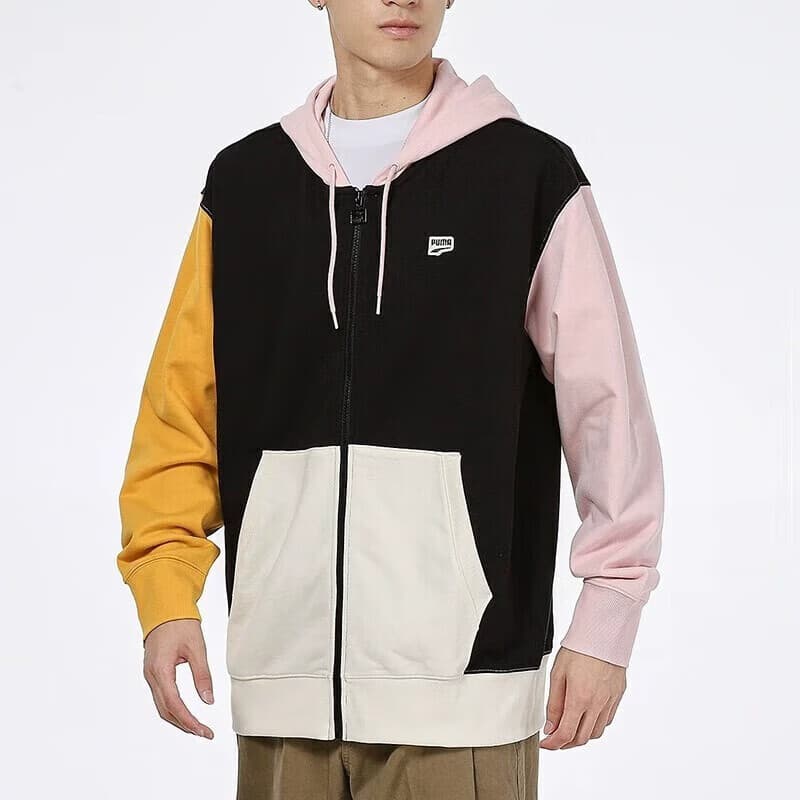 彪马（PUMA）男子运动立领防风夹克外套532679-01 M