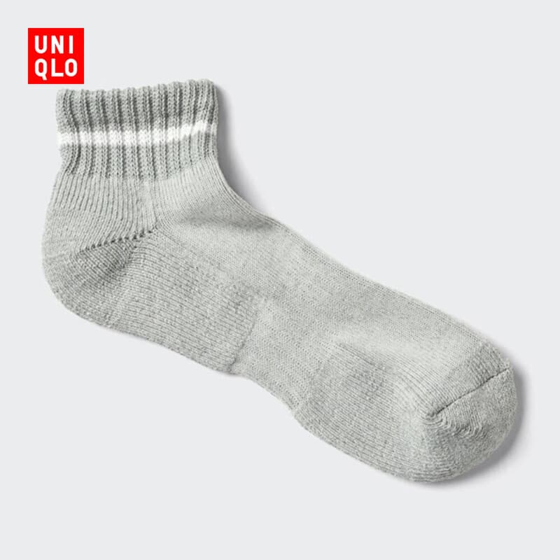 优衣库短袜男装/袜子482622 03 灰色 S /M/25～27 cm