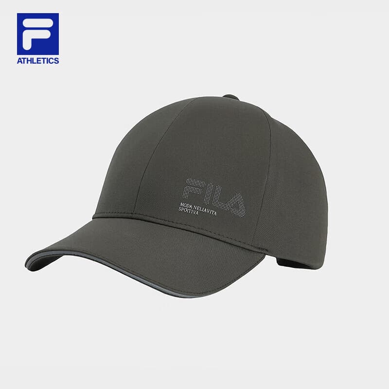 斐乐（FILA）官方情侣款棒球帽2026春季新款遮阳帽鸭舌帽健身运动帽 熊尾棕-BN XS