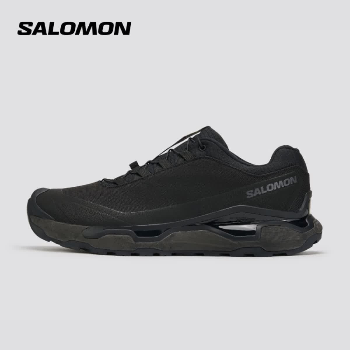萨洛蒙（Salomon）男款 户外运动潮流休闲稳定抓地舒适透气运动休闲鞋 XC EDGE 黑色 491295 42 (UK8丨 42)
