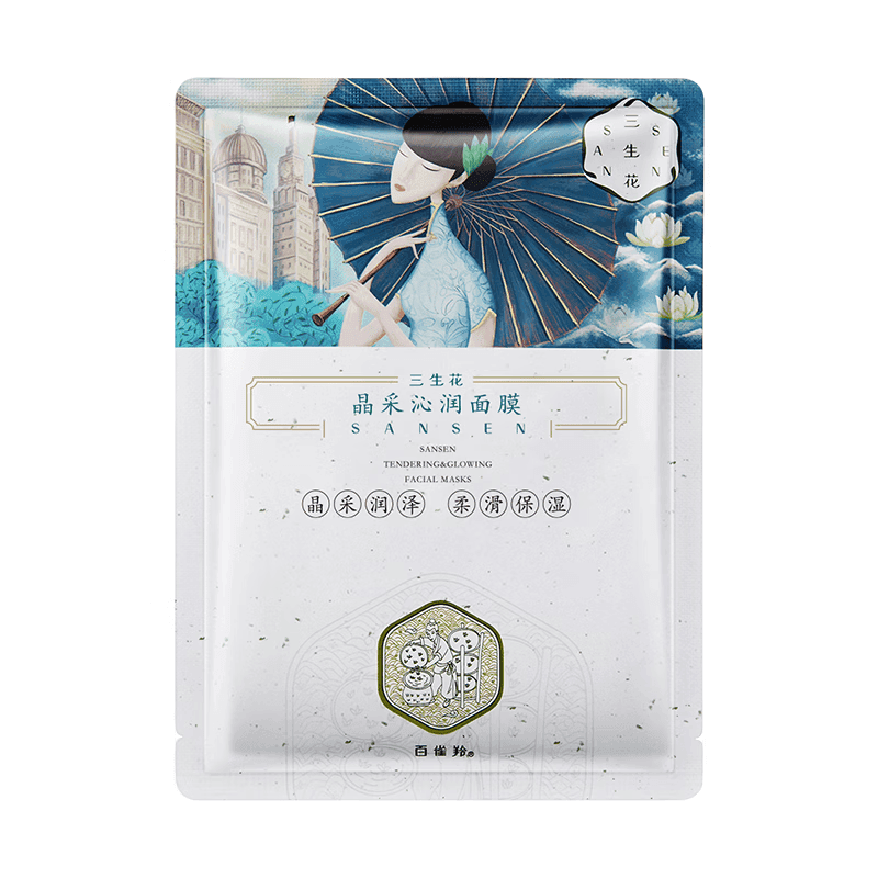 三生花百雀羚三生花补水保湿面膜*1片