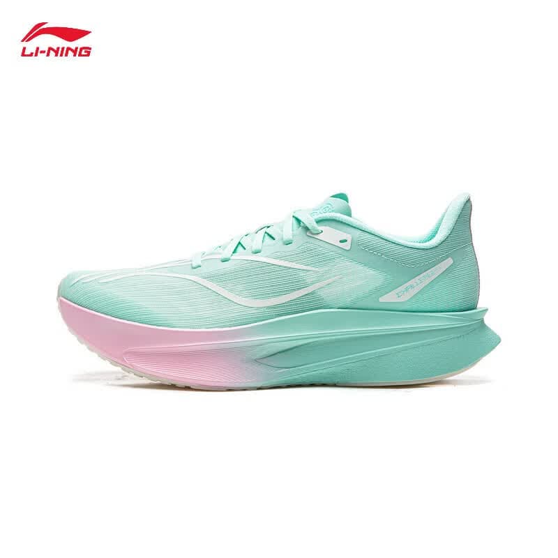 李宁（LI-NING）飞电6CHALLENGER跑步鞋超䨻男透气竞速碳板专业运动鞋ARMW003 岛屿蓝-18 43