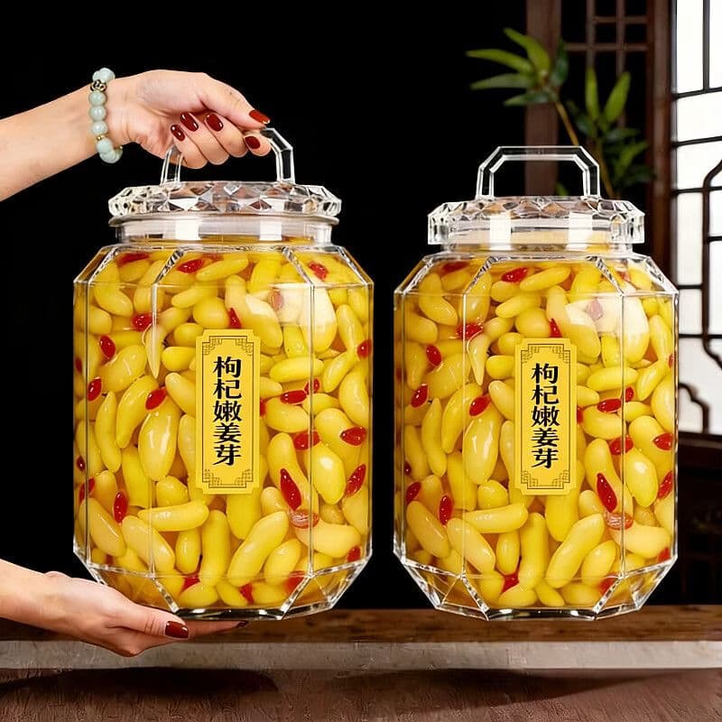 【头茬嫩生姜】山东特产枸杞嫩姜芽泡菜生姜 【拍一发四】到手500g*4