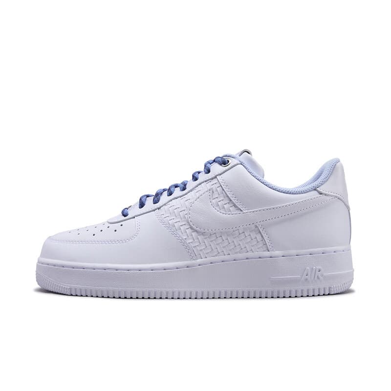 耐克（NIKE）男鞋2026秋季新款时尚百搭运动休闲鞋AIR FORCE 1 '07 LV8 ESS+ IW1892-111 白/金属银/氢蓝/工装蓝 43