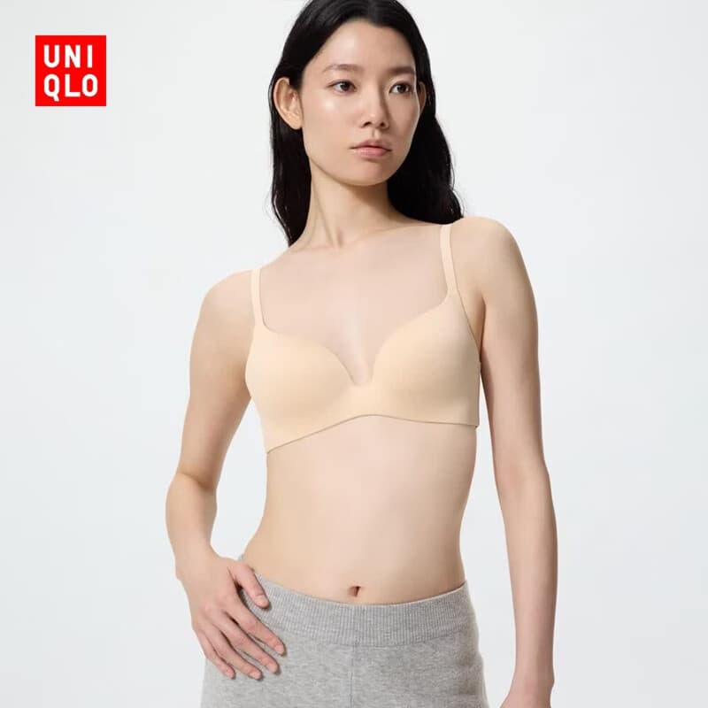 优衣库无钢圈文胸/3D女装26春夏新款482659 487013 487013/31米色 75A 适用A75 B75 A80 B80