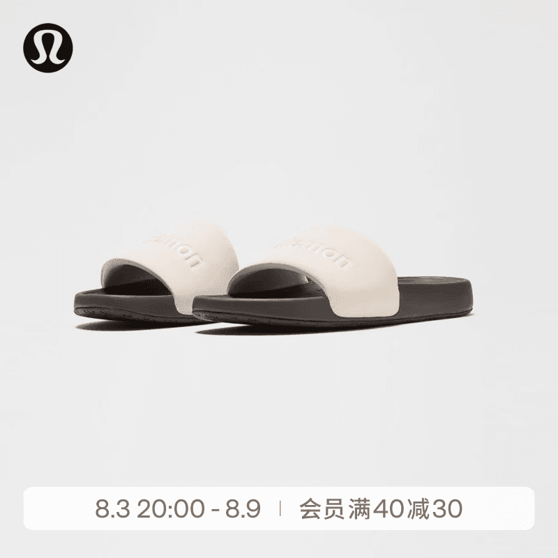 lululemon丨Restfeel™ Slide 女士拖鞋 *徽标款 LW9GKCS 早茶褐/红木缪斯褐/红木缪斯褐 38