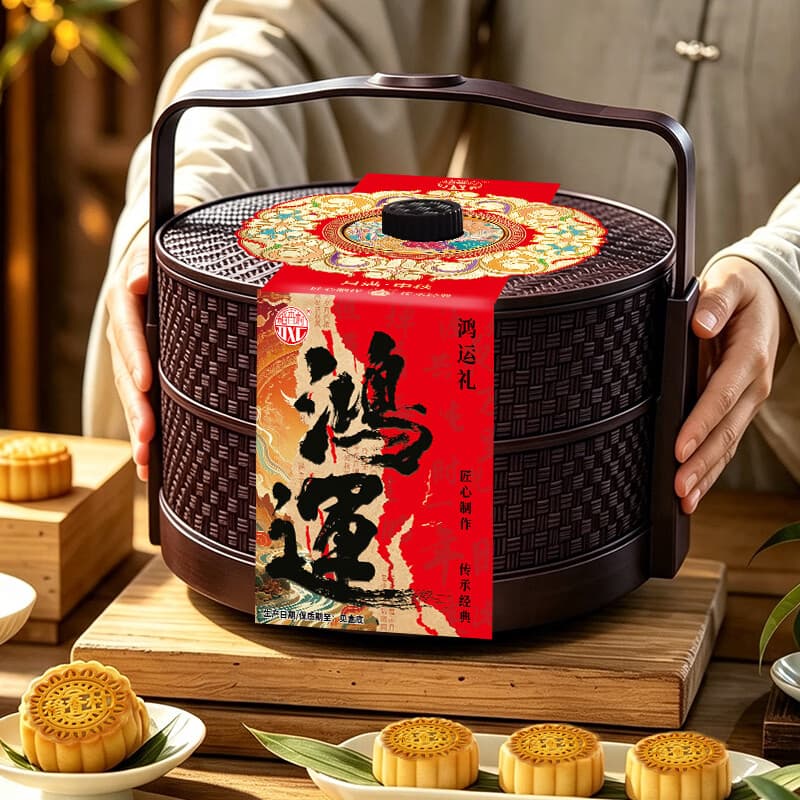 稻香村中秋月饼礼盒 五仁月饼蛋黄莲蓉月饼广式月饼糕点 送礼送长辈团购 【阖家欢聚】月满中秋
