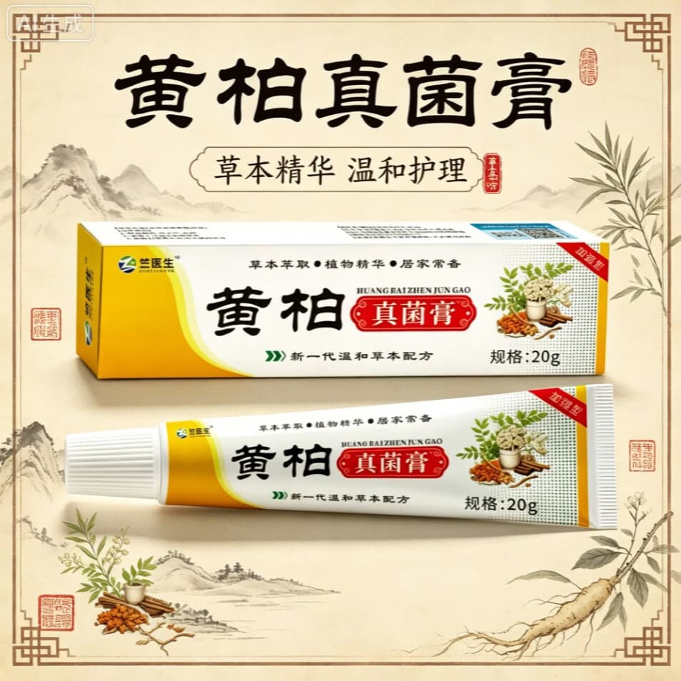 【买一送一】黄柏真菌膏止痒抑菌黄柏植物萃取温和舒缓身体通用 正品【买一送一】黄柏真菌膏*2盒