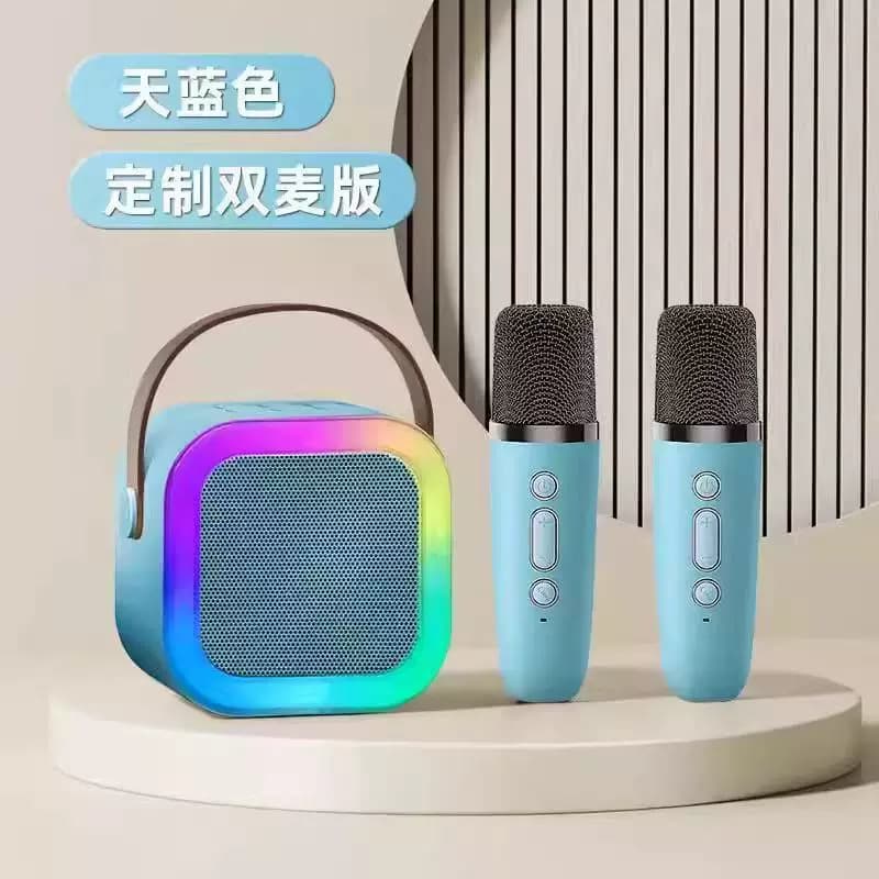 春节蓝牙音响麦克风一体机KTV修音语音点歌家庭K歌套装b18