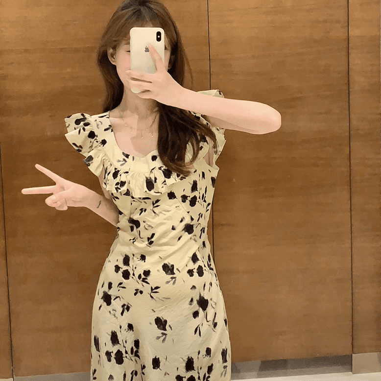 M6J 2026年春夏新款女装黑色无袖简约风格宽松版型连衣裙 - 商品图1