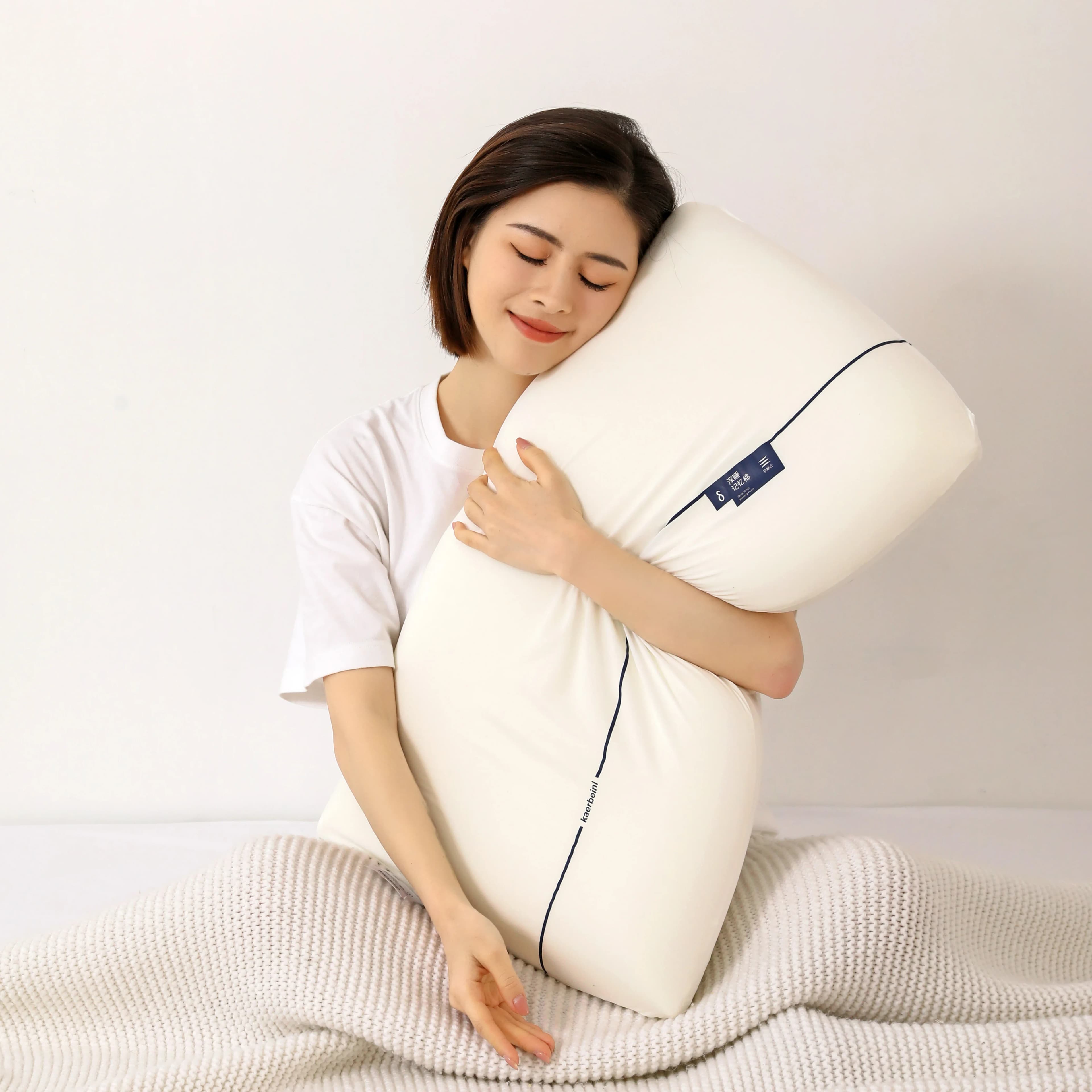 FUANINAIART深睡眠慢回弹记忆枕朵酒店枕头护颈椎睡眠枕芯成人枕A - 商品图1