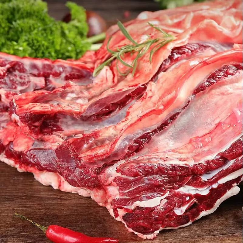 新鲜谷饲牛肋条4斤红烧清炖烧烤烤肉香煎烧烤 原切谷饲黄牛肉 - 商品图1