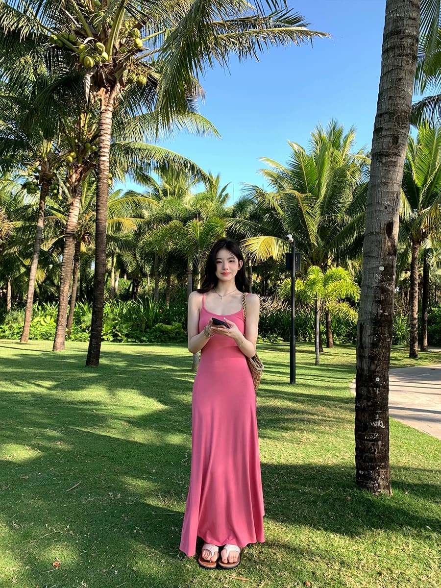 alex stevens性感卡戴珊连衣裙女春夏季吊带长裙修身气质度假裙子 - 商品图1