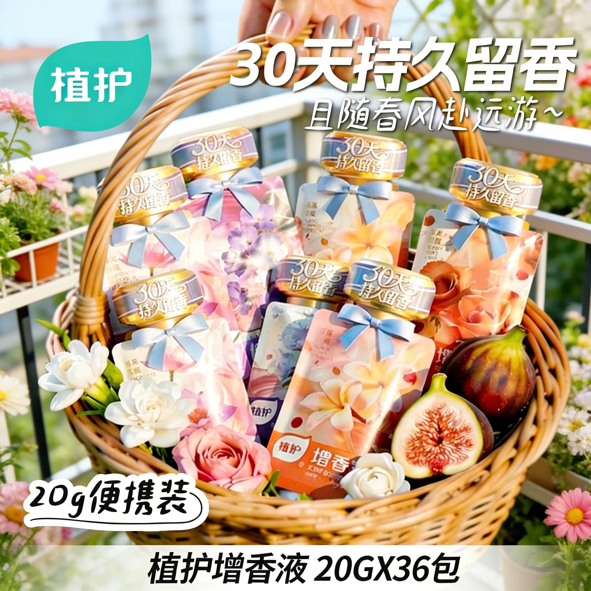 植护16袋增香液洗衣增香剂持久留香家用除菌洗涤液婴儿衣物柔顺剂 - 商品图1