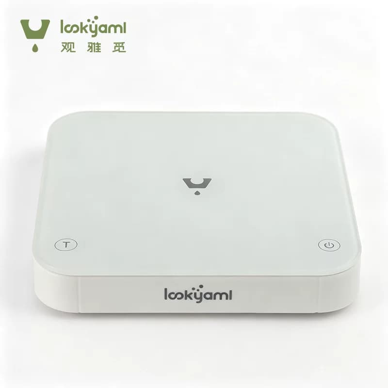 小觅S专业咖啡电子秤 手冲意式两用 高精度计智能秤咖啡器具方形 - 商品图1