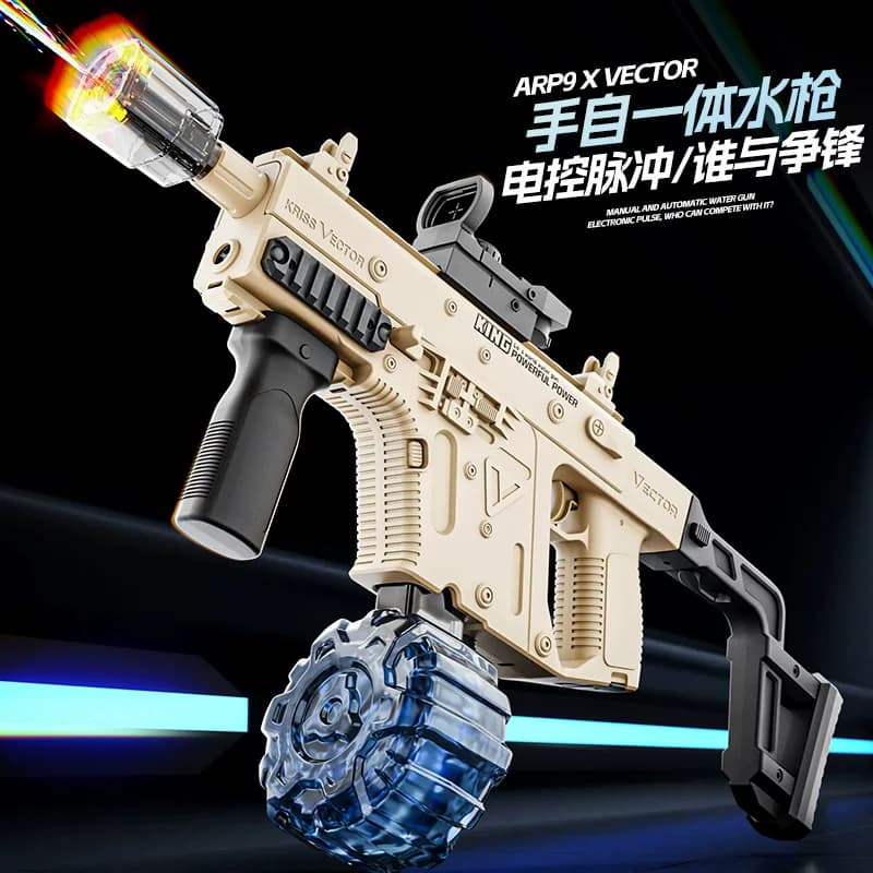 短剑维克托电动连发水枪自动吸水手自一体联动回膛大容量脉冲水枪
