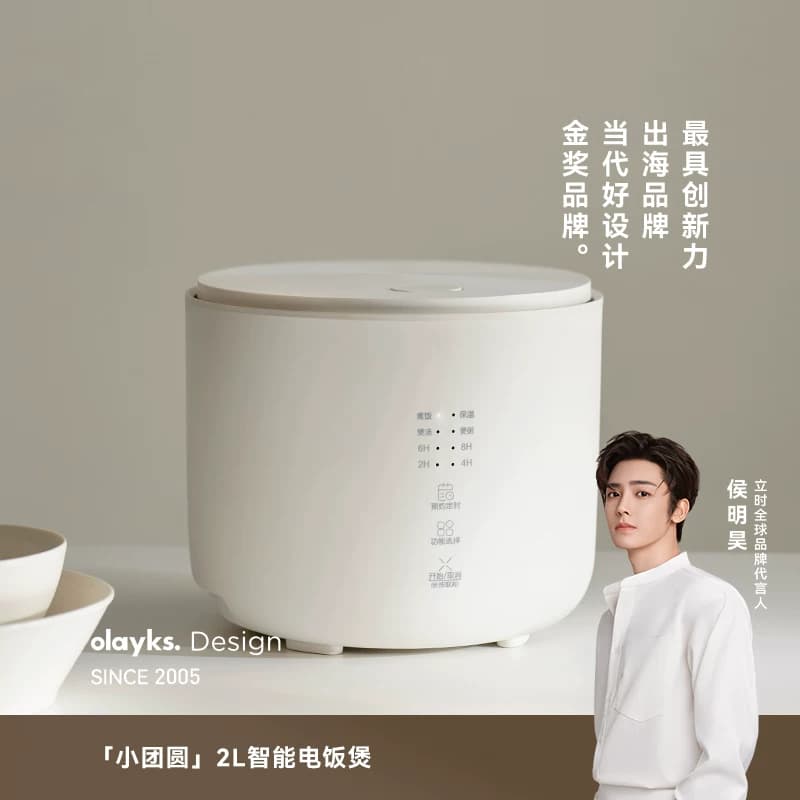 【秒杀限拍1台】olayks立时迷你电饭煲1-2-3人家用2升电饭锅蒸笼 - 商品图1