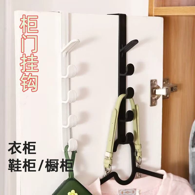 2个柜门挂钩挂衣钩 - 商品图1