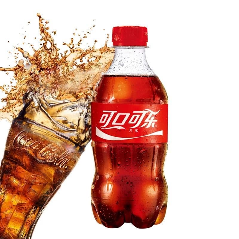 可口可乐300ml单瓶迷你小瓶装可乐碳酸汽水饮品热卖饮料夏季解暑 - 商品图1