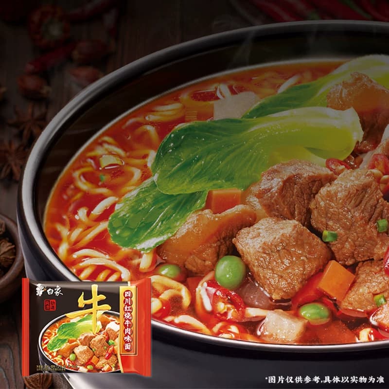 白象四川红烧牛肉味面72g - 商品图1