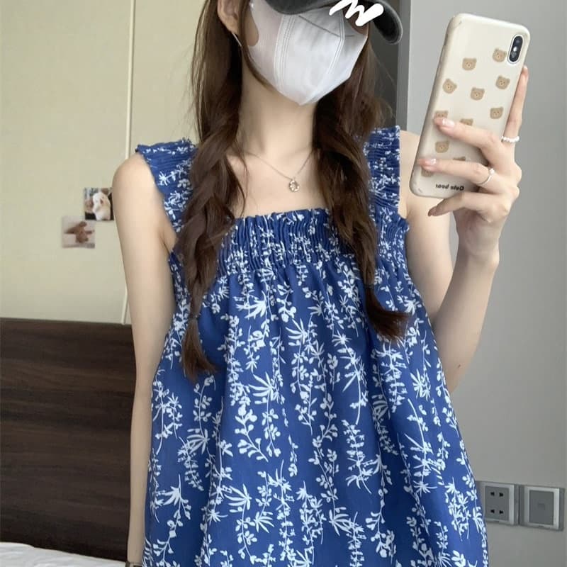 WS-2026夏季新款清新甜美夏季修身上衣时尚百搭 - 商品图1