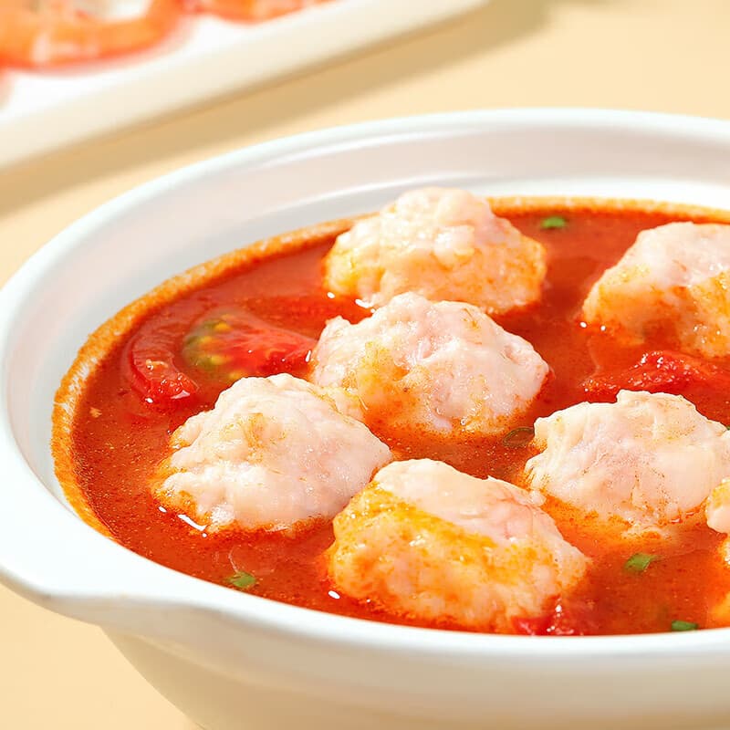 安井【129任选10件】速冻火锅丸子鱼豆腐鱼丸涮火锅关东煮麻辣烫食材N 【口感Q弹】大颗粒虾滑100g*1 - 商品图1