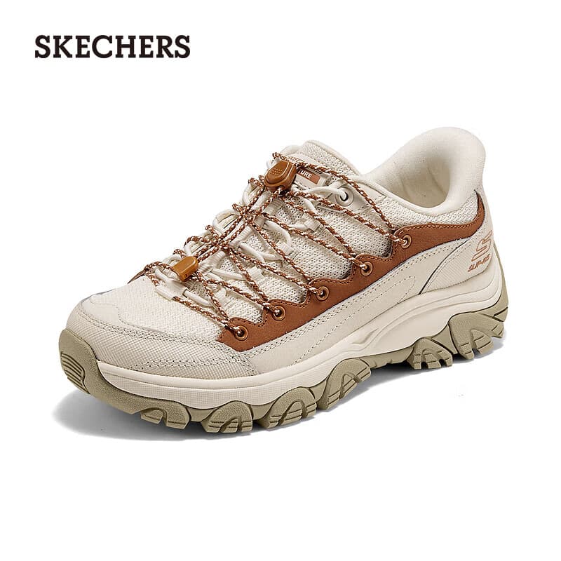 斯凯奇(Skechers)女鞋闪穿鞋舒适休闲鞋缓震户外鞋180331 灰褐色/多彩色/TPMT -女款 37 - 商品图1
