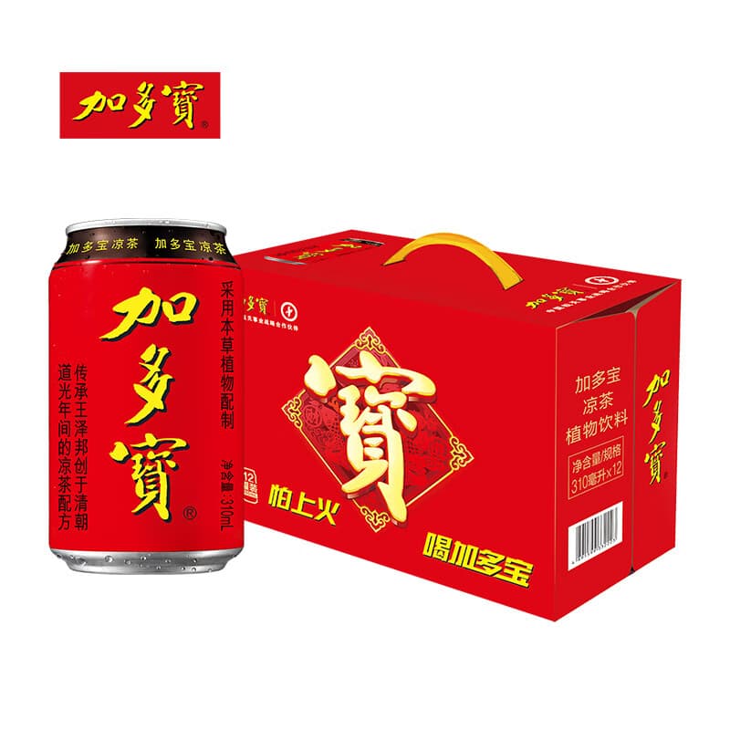加多宝凉茶植物饮料310ml*12罐 - 商品图1