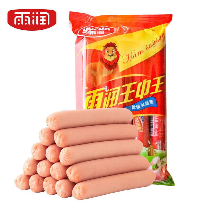 雨润王中王火腿肠 零食香肠 速食烧烤早餐食材泡面伙伴 优级王中王224g - 商品图1