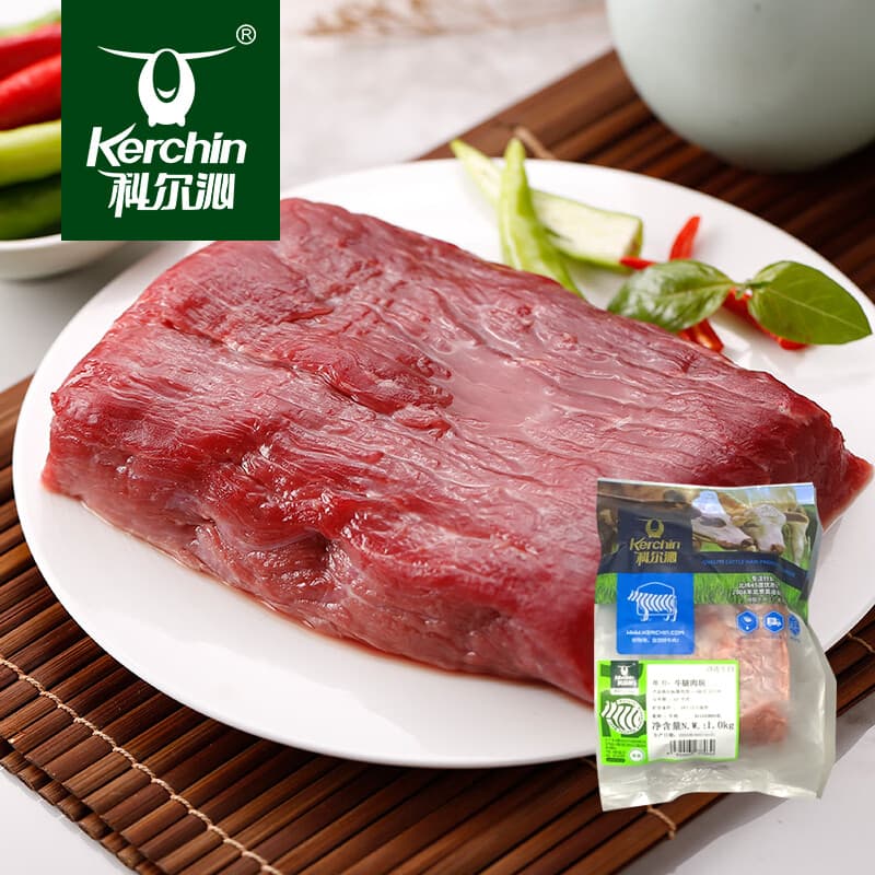 科尔沁 内蒙古国产原切牛腿肉块2斤 牛肉生鲜 - 商品图1