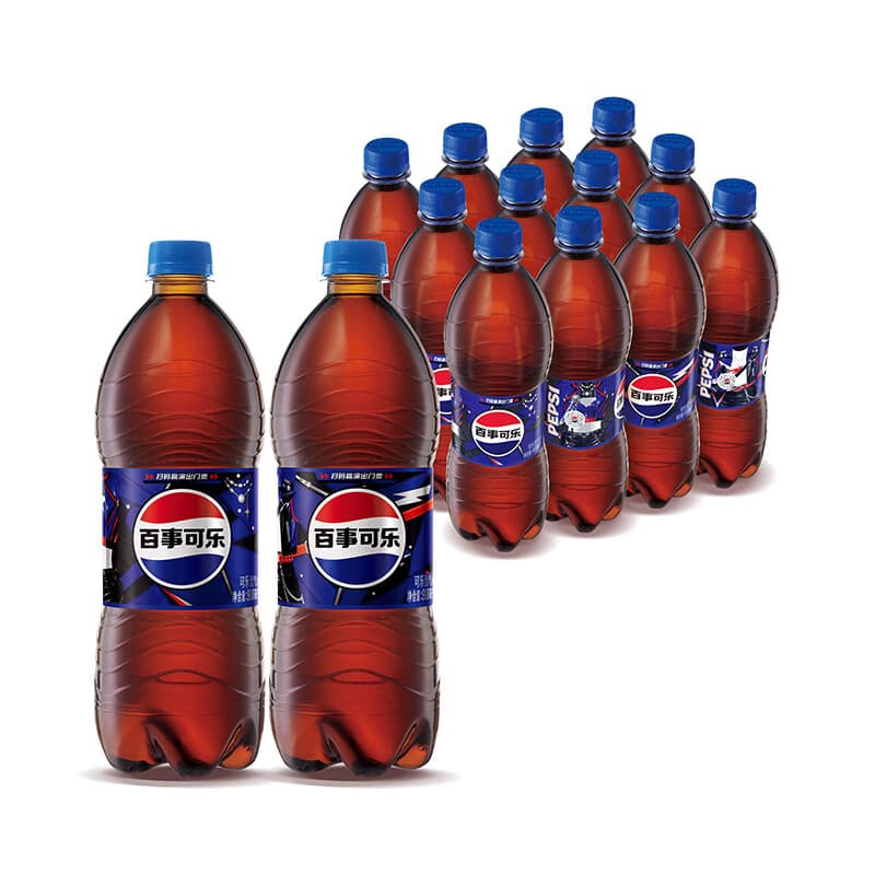 百事可乐Pepsi 原味 碳酸饮料汽水 900ml*12瓶 整箱装(新老包装随机) - 商品图1