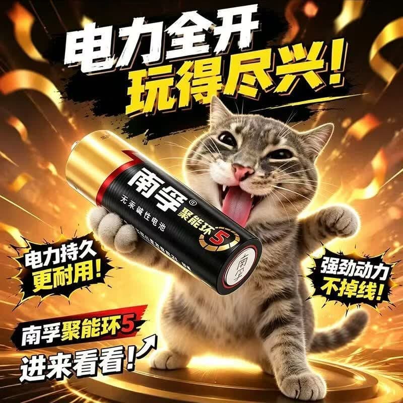 南孚碱性电池适用儿童玩具空调遥控器鼠标挂钟闹钟电子门锁五号七号 7号电池6节 - 商品图1