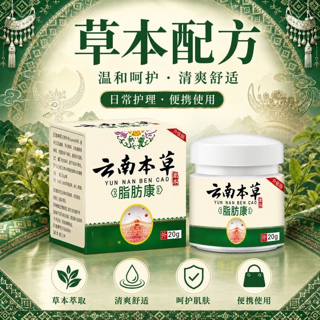 【买一送一】本草植物萃取外用皮肤脂康清凉舒缓外用 正品保障【拍1发2】2瓶装 - 商品图1