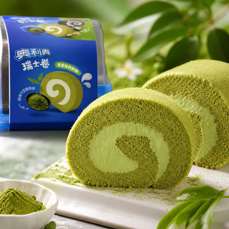 奥利奥(Oreo)瑞士卷抹茶味1盒小蛋糕 早餐糕点 下午茶零食 - 商品图1