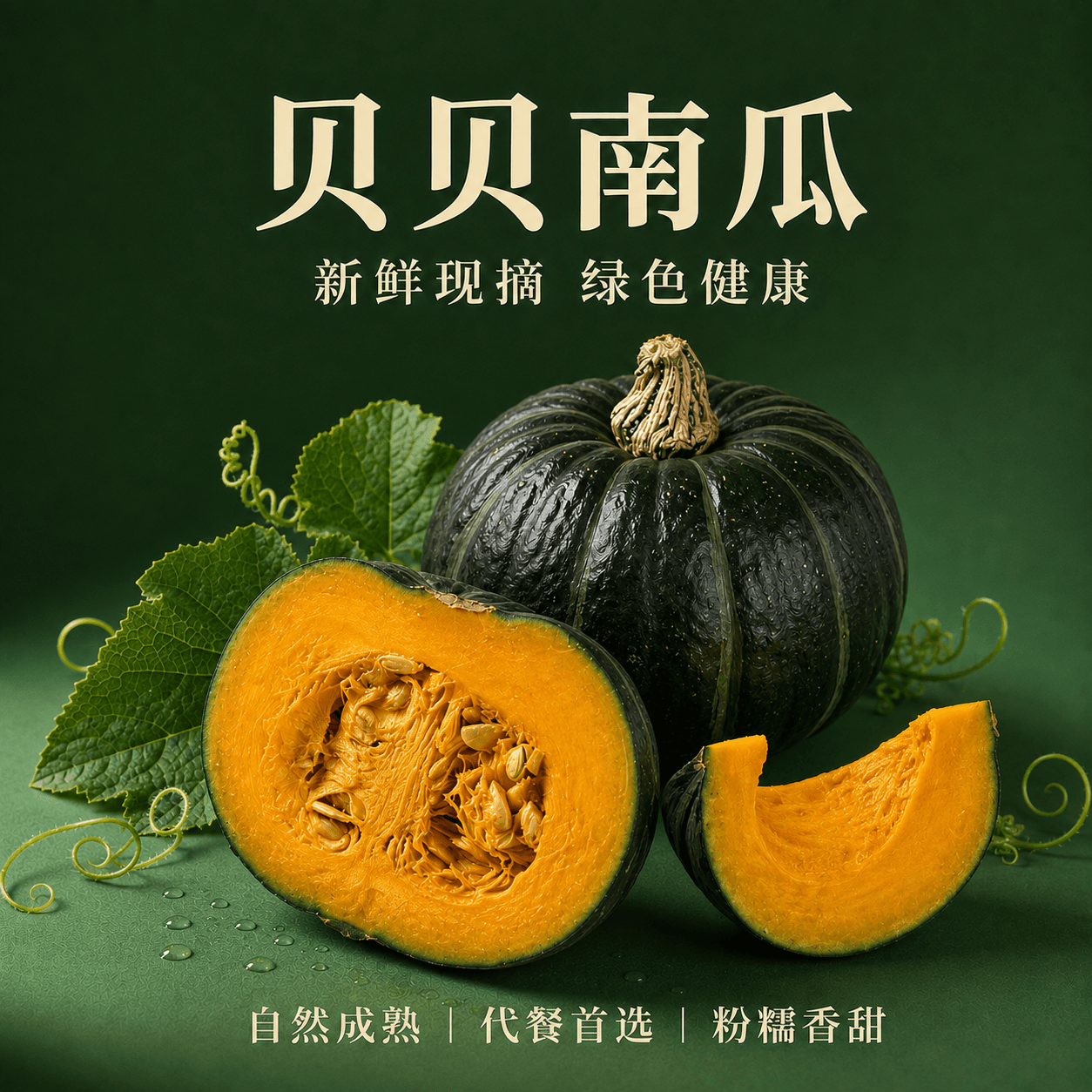 贝贝南瓜 板栗味新鲜蔬菜宝宝辅食减肥代餐粉糯香甜原产直发早餐 贝贝南瓜 4.5斤 - 商品图1
