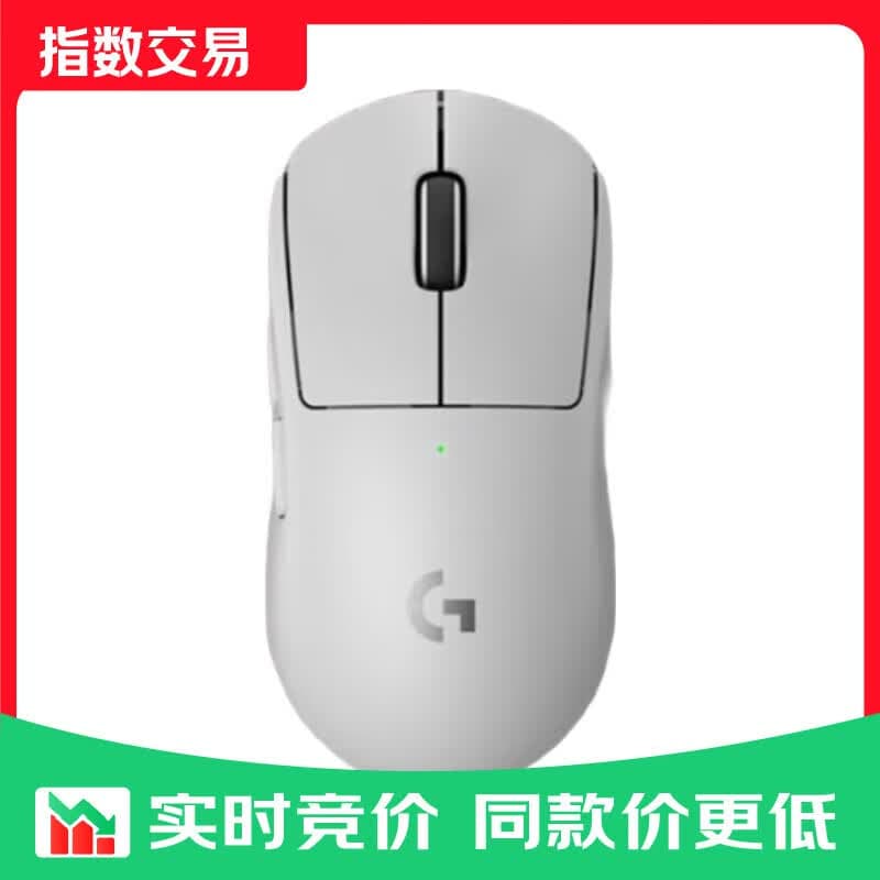 罗技(G)GPW3 狗屁王三代无线游戏鼠标 专业电竞手型 60g轻量设计指数 白色 - 商品图1