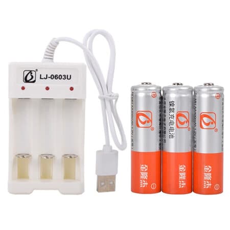 谷雨(玩具赠品)USB充电器1个+3节5号镍氢电池 玩具赠品 - 商品图1