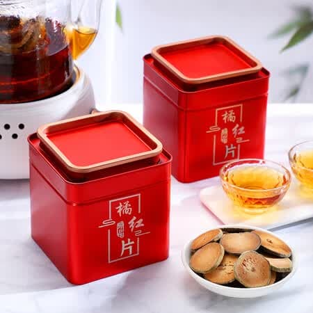 立香园 橘红150g 橘红片胎果 桔红切片陈年橘红片养生茶礼盒 橘红片150克 - 商品图1