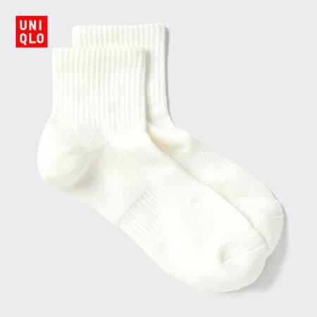 优衣库袜子男装中筒袜482632 479542 486915 486915/00白色 M /L/27~29 cm - 商品图1