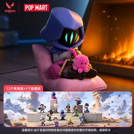 无畏契约X泡泡玛特联名无畏契约经典特工系列手办盲盒摆件礼物瓦罗兰特 端盒(含12个单盒) 由于盲盒特殊性售后问题需提供完整的开箱视频 - 商品图1